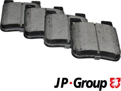 JP Group 1363702410 - Гальмівні колодки, дискові гальма autozip.com.ua