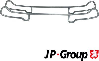 JP Group 1263650110 - Комплектуючі, колодки дискового гальма autozip.com.ua