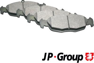 JP Group 1263600810 - Гальмівні колодки, дискові гальма autozip.com.ua
