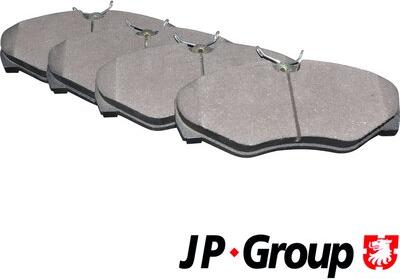 JP Group 1263601910 - Гальмівні колодки, дискові гальма autozip.com.ua