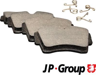 JP Group 1263601510 - Гальмівні колодки, дискові гальма autozip.com.ua