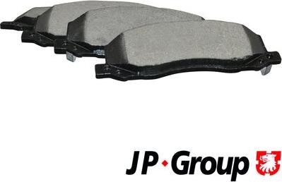 JP Group 1263603910 - Гальмівні колодки, дискові гальма autozip.com.ua
