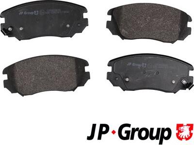 JP Group 1263603810 - Гальмівні колодки, дискові гальма autozip.com.ua