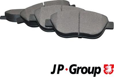 JP Group 1263602110 - Гальмівні колодки, дискові гальма autozip.com.ua