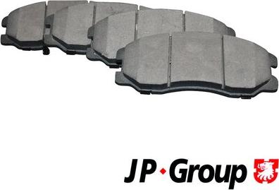 JP Group 1263602210 - Гальмівні колодки, дискові гальма autozip.com.ua