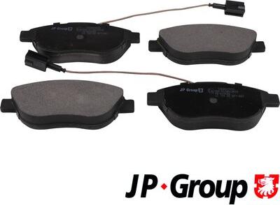 JP Group 1263607610 - Гальмівні колодки, дискові гальма autozip.com.ua