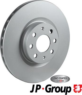 JP Group 1263105900 - Гальмівний диск autozip.com.ua