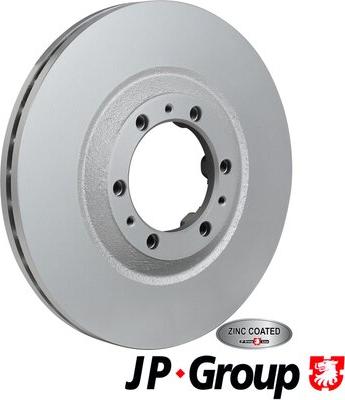 JP Group 1263103100 - Гальмівний диск autozip.com.ua