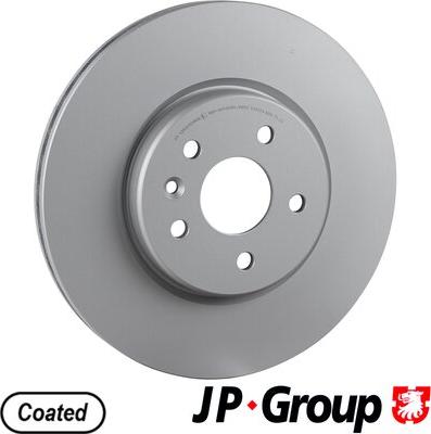 JP Group 1263107400 - Гальмівний диск autozip.com.ua