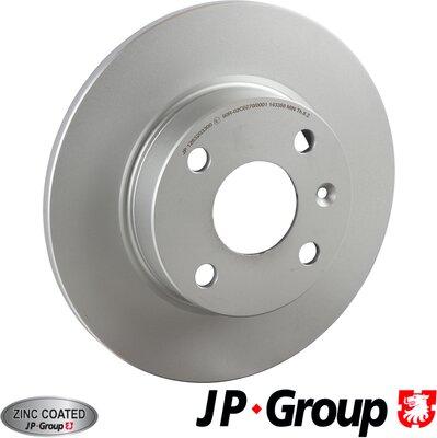 JP Group 1263203300 - Гальмівний диск autozip.com.ua