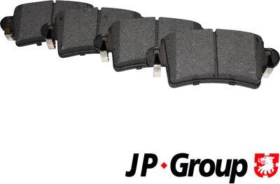 JP Group 1263700910 - Гальмівні колодки, дискові гальма autozip.com.ua