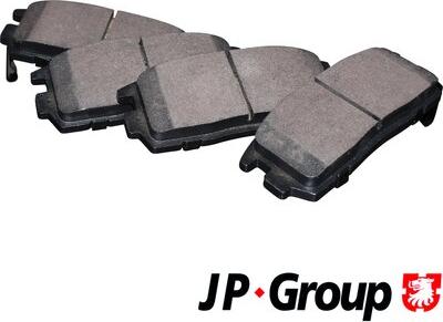 JP Group 1263701410 - Гальмівні колодки, дискові гальма autozip.com.ua