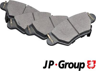 JP Group 1263701710 - Гальмівні колодки, дискові гальма autozip.com.ua