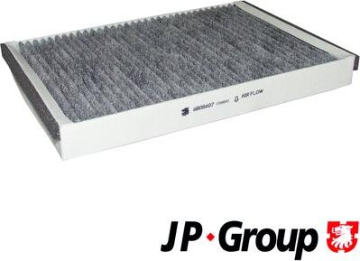 JP Group 1228101700 - Фільтр, повітря у внутрішній простір autozip.com.ua