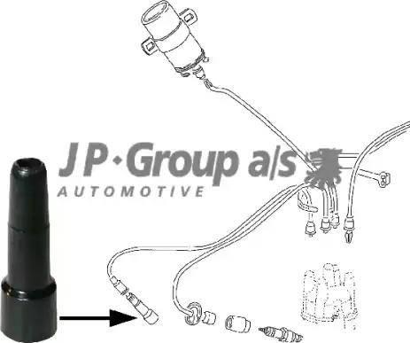 JP Group 8191900106 - Вилка, свічка запалювання autozip.com.ua