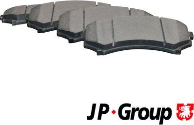 JP Group 3963600310 - Гальмівні колодки, дискові гальма autozip.com.ua