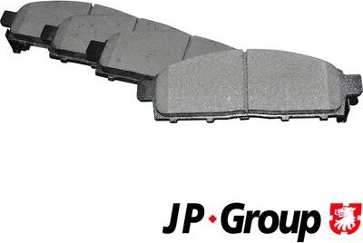 JP Group 3963600210 - Гальмівні колодки, дискові гальма autozip.com.ua