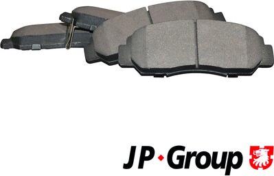 JP Group 3463600810 - Гальмівні колодки, дискові гальма autozip.com.ua