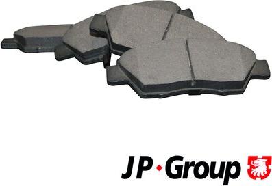 JP Group 3463600210 - Гальмівні колодки, дискові гальма autozip.com.ua