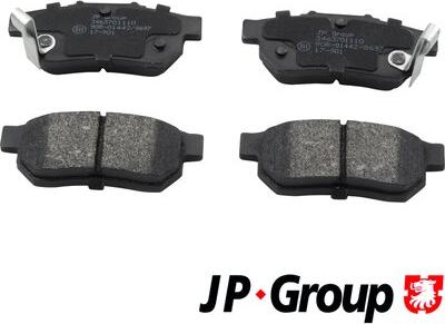 JP Group 3463701110 - Гальмівні колодки, дискові гальма autozip.com.ua