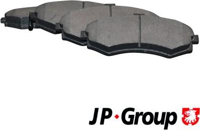 JP Group 3563600110 - Гальмівні колодки, дискові гальма autozip.com.ua