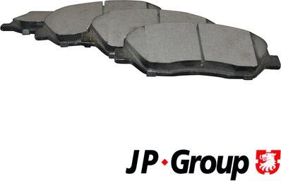 JP Group 3563600710 - Гальмівні колодки, дискові гальма autozip.com.ua