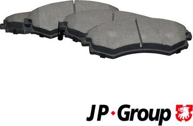 JP Group 3563601110 - Гальмівні колодки, дискові гальма autozip.com.ua