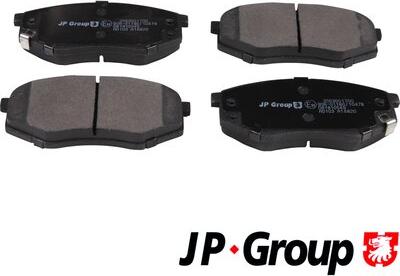 JP Group 3563601700 - Гальмівні колодки, дискові гальма autozip.com.ua