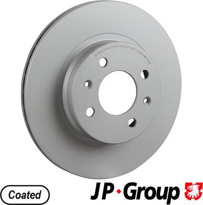JP Group 3563102900 - Гальмівний диск autozip.com.ua