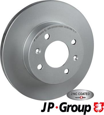 JP Group 3563102400 - Гальмівний диск autozip.com.ua