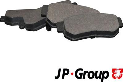 JP Group 3563700110 - Гальмівні колодки, дискові гальма autozip.com.ua