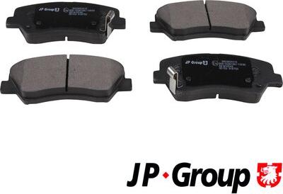 JP Group 3663604410 - Гальмівні колодки, дискові гальма autozip.com.ua