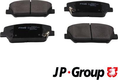 JP Group 3663604110 - Гальмівні колодки, дискові гальма autozip.com.ua