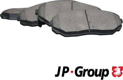 JP Group 3663600610 - Гальмівні колодки, дискові гальма autozip.com.ua