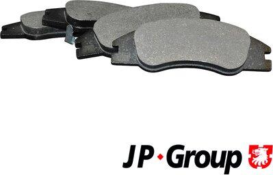 JP Group 3663600810 - Гальмівні колодки, дискові гальма autozip.com.ua