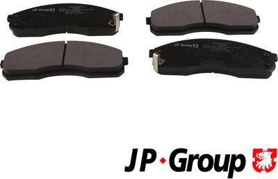 JP Group 3663600310 - Гальмівні колодки, дискові гальма autozip.com.ua