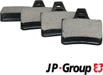 JP Group 3163700310 - Гальмівні колодки, дискові гальма autozip.com.ua