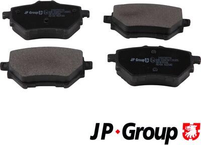 JP Group 3163700710 - Гальмівні колодки, дискові гальма autozip.com.ua