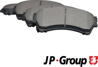 JP Group 3863600910 - Гальмівні колодки, дискові гальма autozip.com.ua