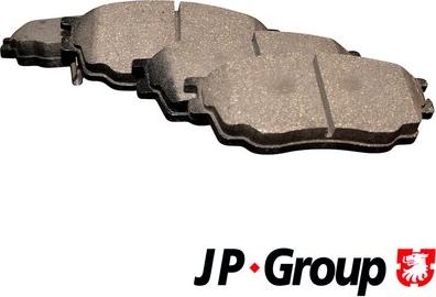 JP Group 3863600710 - Гальмівні колодки, дискові гальма autozip.com.ua