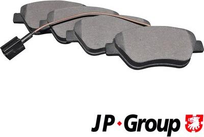 JP Group 3363601610 - Гальмівні колодки, дискові гальма autozip.com.ua