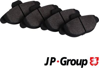 JP Group 3363602010 - Гальмівні колодки, дискові гальма autozip.com.ua