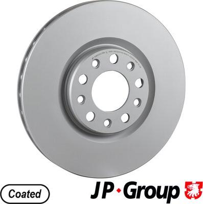 JP Group 3363101700 - Гальмівний диск autozip.com.ua