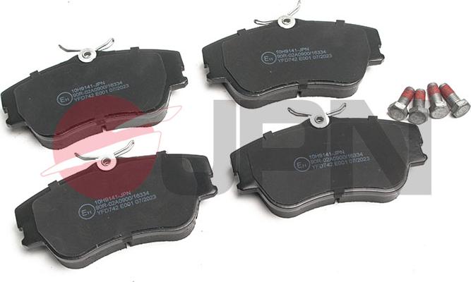 JPN 10H9141-JPN - Гальмівні колодки, дискові гальма autozip.com.ua