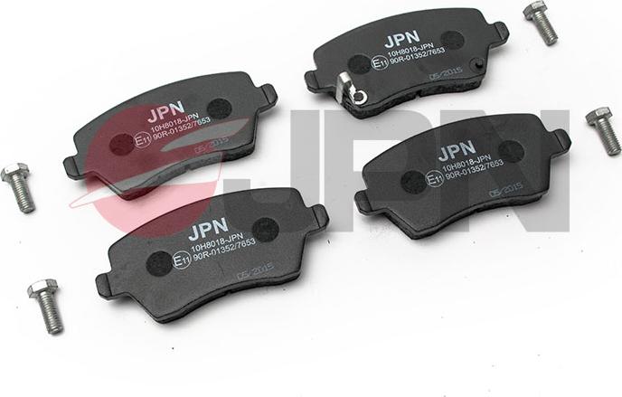 JPN 10H8018-JPN - Гальмівні колодки, дискові гальма autozip.com.ua