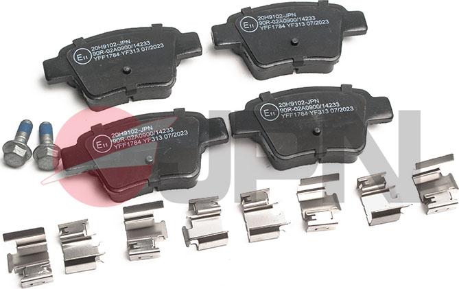 JPN 20H9102-JPN - Гальмівні колодки, дискові гальма autozip.com.ua