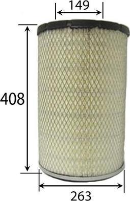 JS Asakashi A0515OUT - Повітряний фільтр autozip.com.ua