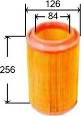 JS Asakashi A0043 - Повітряний фільтр autozip.com.ua