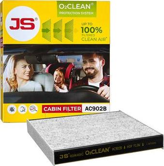 JS Asakashi AC902B - Фільтр, повітря у внутрішній простір autozip.com.ua
