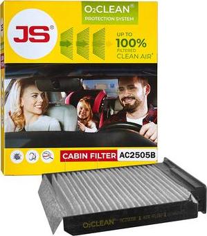 JS Asakashi AC2505B - Фільтр, повітря у внутрішній простір autozip.com.ua